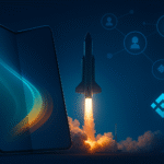 EasyTechDigest Top Tech News Today featured image showing foldable phone, rocket launch, and blockchain network on futuristic background