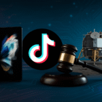 Top Tech News Today – EasyTechDigest visual collage featuring foldable phone, TikTok court ruling, AI chip, and lunar lander